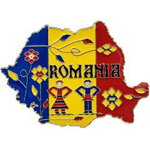 Magnet de frigider: Romania. Harta, -