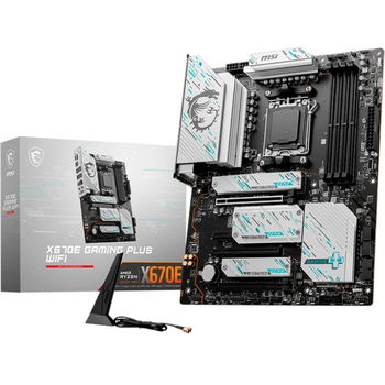 Placa de baza MSI X670E GAMING PLUS WIFI Bluetooth DDR5 ATX Socket AMD AM5