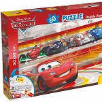 Puzzle 2 in 1 Lisciani Disney Cars, Plus, 60 piese, Lisciani