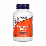 Red Yeast Rice (Drojdie de Orez Rosu), 1200 mg, Now Foods, 60 tablete