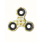 Jucarie Anti-stres Fidget Spinner - Galben, Happy spinner