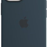 Husa telefon APPLE Silicone Case cu MagSafe pentru iPhone 13, MM293ZM/A, Abyss Blue