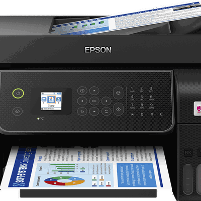 Imprimantă multifuncțională Epson EcoTank L5310, A4, imprimare color, fax, neagră, Wi-Fi