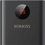 Romoss Powerbank PEA40PF 40000mAh, 22.5W - Efficient Charging (Black), Romoss