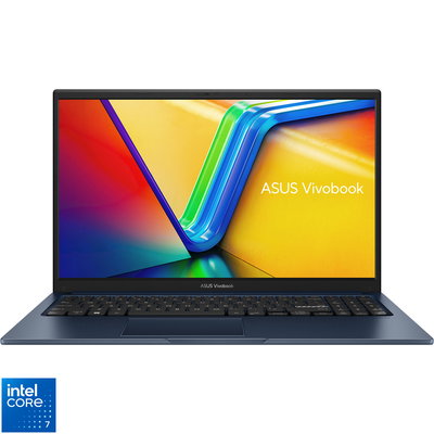 Laptop ASUS VivoBook 15 R1504VA-BQ552, Intel Core 7-150U pana la 5.4GHz, 15.6" Full HD, 16GB, SSD 1TB, Intel Graphics, Free DOS, Cool Silver