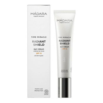 Crema de zi TIME MIRACLE RADIANT SHIELD SPF 15 Madara, 40 ml, natural, Madara