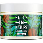 Masca naturala nutritiva cu cocos si unt de shea, 300 ml, Faith in Nature