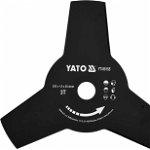Disc Taietor Motocoasa 3 Laturi, 255 x 25.4 x 1.6mm, Yato YT-85155, Yato