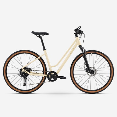 Bicicletă polivalentă cadru jos ACTV 500 Galben,