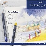 Creioane colorate, 36culori/set, Goldfaber Faber-Castell, Faber-Castell