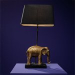 Lampă de masă, Elefant auriu, Elmo, 35 x 18.5 x 63.5 cm , WernerVoss