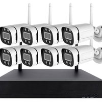 Kit 8 Camere Supraveghere Wifi S888PRO 3MP 1080P, OEM