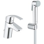 Baterie lavoar Grohe Eurosmart New S size, cu dus pentru igiena intima, fara ventil, Grohe