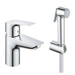 Baterie lavoar cu functie de bideu Grohe BauEdge model 2022,furtunuri flexibile, crom-23757001, Grohe