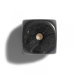 Zaruri perlate negre 12 mm -set 2 bucati, Philos