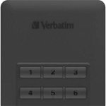 Unitate clasica de stocare securizata si portabila , Verbatim , Store & Go G1 USB 3.1 2.5inch , 2TB , negru, Verbatim