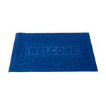 Covor intrare, 45x75cm, negru/bej, PVC