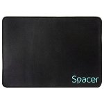 MousePad Gaming Spacer, 350x250x3 mm, Negru - SP-PAD-GAME-M