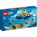 LEGO\u00ae City Exploration Exploring Diving Boat 60377