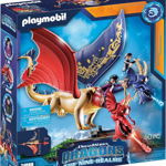 Jucarie Dragons: The Nine Realms - Wu & Wei Construction Toy  71080, PLAYMOBIL