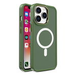 Carcasa Armored Magnetic MagSafe compatibila cu iPhone 15 Pro Max, Verde, OEM