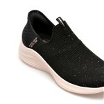 Pantofi sport SKECHERS negri, ULTRA FLEX 3.0, din material textil, Skechers