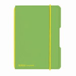 Caiet Herlitz My.Book Flex A6 40F Dictando Verde Deschis Transparent Cu Logo Galben, Herlitz