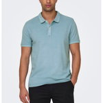 Tricou polo slim fit din material pique Travis, Only  Sons