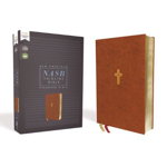 Nasb, Thinline Bible, Leathersoft, Brown, Red Letter Edition, 1995 Text, Comfort Print - Zondervan, Zondervan