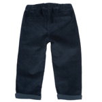 Pantaloni lungi copii Chicco din catifea, albastru inchis, 08938-65MC, chicco.ro