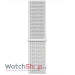 Curea Smartwatch Apple Nike Band Sport Loop, 44mm (Alb)