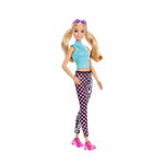 Fashionista blonda cu tinuta sport , Barbie