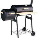 Gratar gradina BBQ cu afumatoare si termometru LUND 60cm, LUND