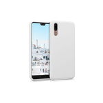 Husa pentru Huawei P20, Silicon, Alb, 45689.02