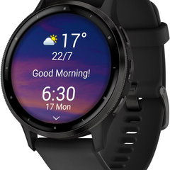 Smartwatch Garmin Venu 3, WiFi, Bluetooth, 5 ATM, Negru