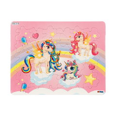 Puzzle Witty Puzzlezz, 30 piese, Unicorni, Witty Puzzlezz