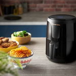 Friteuza cu aer cald Russell Hobbs SatisFry Small 26500-56, 1100 W, 1.8 l, 7 programe, cronometru 60 minute (Negru), Russell Hobbs