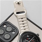 Curea plastic Tech-Protect Icon Line compatibila cu Samsung Galaxy Watch 4/5/5 Pro/6 40/42/44/45/46mm Starlight, TECH-PROTECT