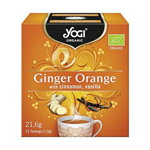 Ceai ecologic Ginger Orange, 12 plicuri, Yogi Tea