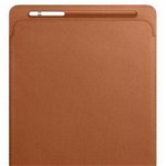 Husa tableta Apple Leather Sleeve 12.9 inch iPad Pro Saddle Brown