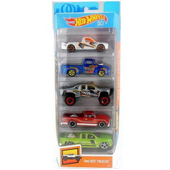 Set masinute Hot Wheels, HW Track Builder, HTV52, 1:64 (5 modele), Hot Wheels