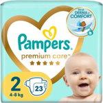 Pampers Premium Care Size 2 scutece de unică folosință 4-8 kg 23 buc, Pampers