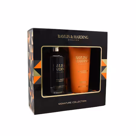 Set 2 Piese Baylis & Harding, Barbati, Gel Dus 200 ml, Sampon De Par Si Corp 300 ml, Extract Piper Negru, Ghimbir, Baylis & Harding
