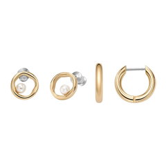 Set de cercei de otel inoxidabil