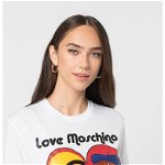 Tricou cu imprimeu grafic, Love Moschino