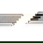 Comodă TV crem 160x55x42 cm Adara – Marckeric, Marckeric
