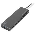 DIGITUS Hub 7-port USB 3.0 SuperSpeed, Power Supply, HQ aluminum, Assmann