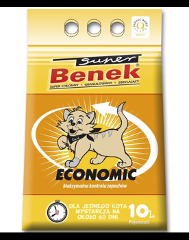 BENEK Super economic nisip pentru litiera 10 l x 2 (20 l), BENEK