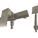 Baterie pentru dus MIXXUS KUB-03, otel inoxidabil, Monocomanda, Chrome, MIXXUS