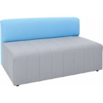 Canapea pentru gradinita gri-albastru Modern ignifug, Moje Bambino